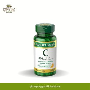 Nature’s Bounty Vitamin C 1000mg + Rose Hips – 100 Caplets