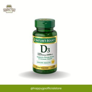 Nature’s Bounty Vitamin D3 5000 IU (125 mcg) 150 Softgels